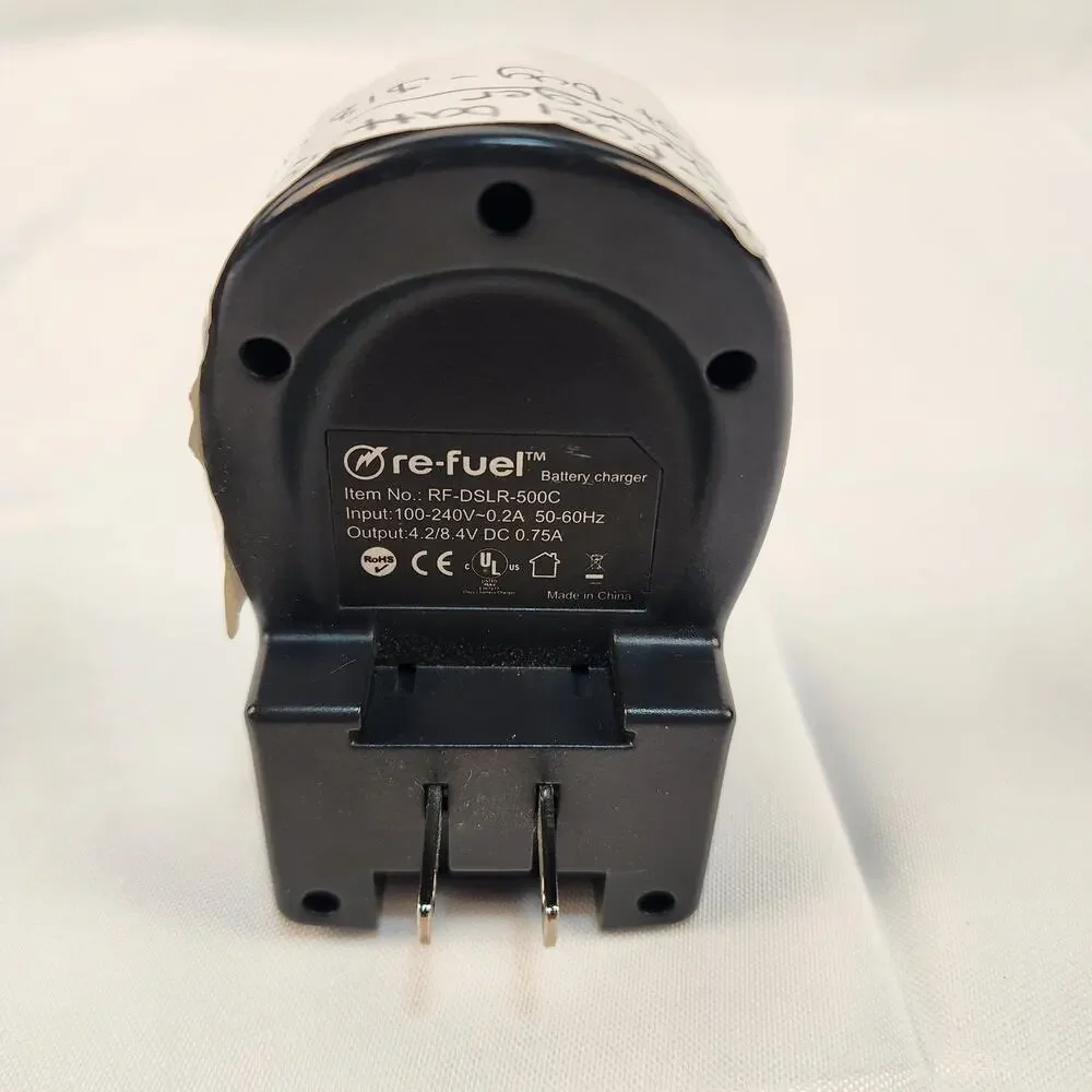 Re-Fuel RF-DSLR-500C Battery Charger for Canon DSLR Camera Li-Ion